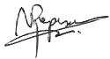 Valeriu's signature