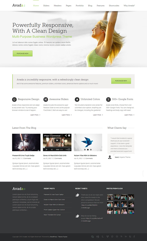 Avada WordPress Theme