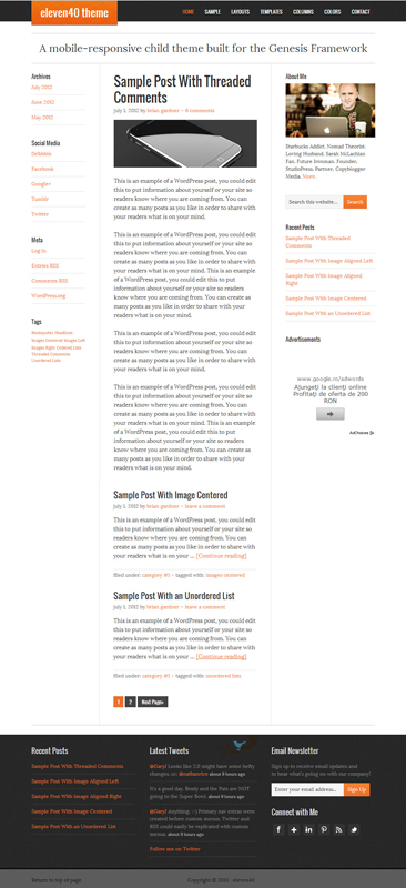 Eleven40 WordPress Theme