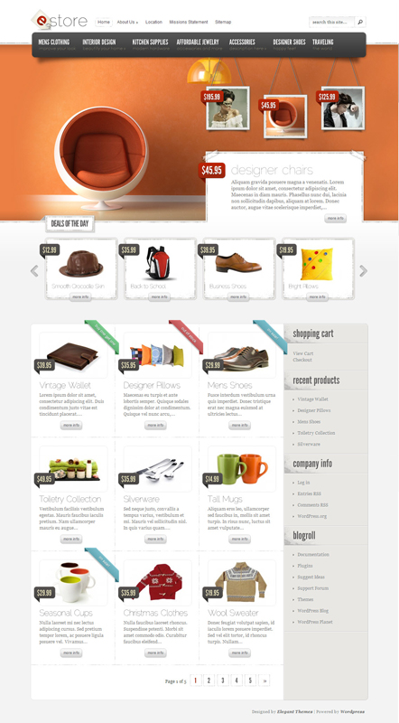 eStore WordPress Theme