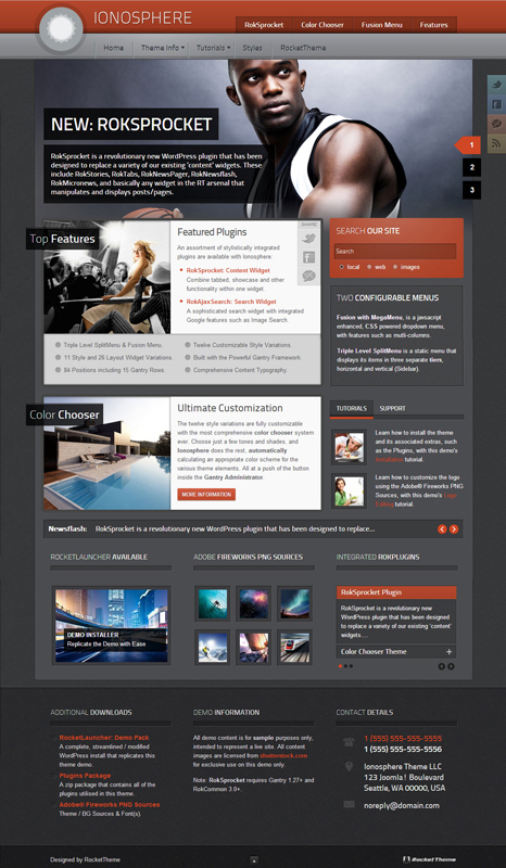 Ionosphere WordPress Theme