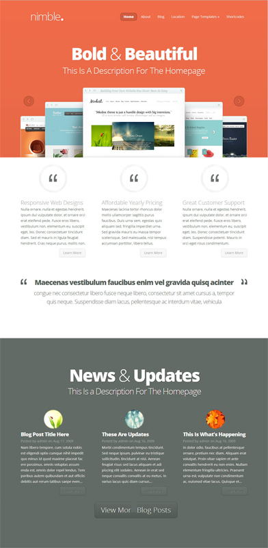 Nimble WordPress Theme